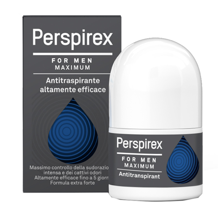 PERSPIREX FOR MEN MAXIMUM ANTITRASPIRANTE ROLL ON 20 ML - Farmadillo
