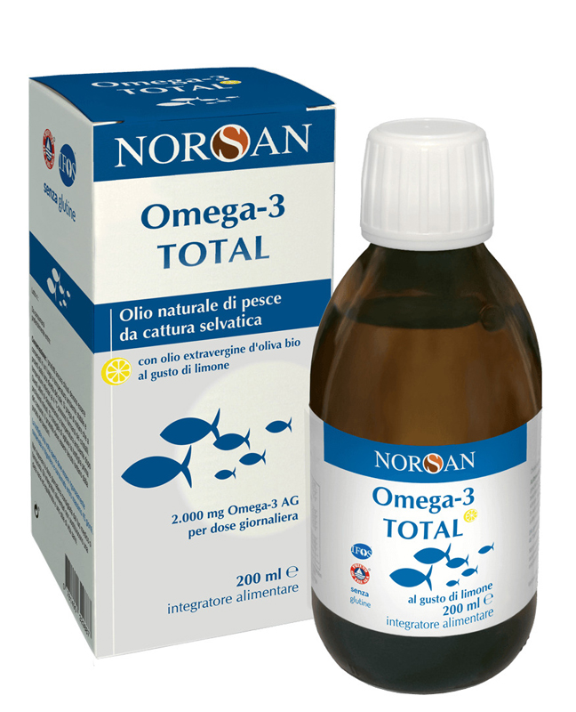 NORSAN OMEGA 3 TOTAL 200 ML GUSTO LIMONE - Farmadillo
