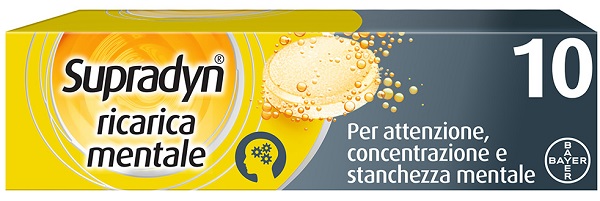 SUPRADYN RICARICA MENTALE 10 COMPRESSE - Farmadillo