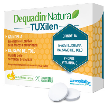 DEQUADIN NATURA TUXILEN 20 COMPRESSE - Farmadillo