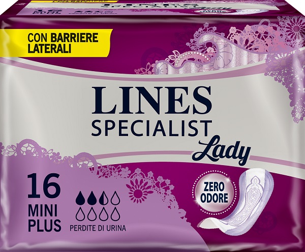 LINES SPECIALIST PANNOLONE MINI PLUS FARMA 16 PEZZI - Farmadillo