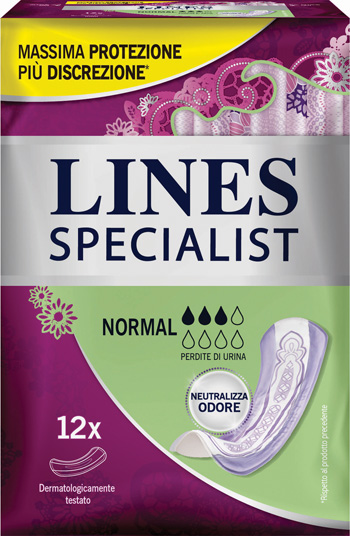 LINES SPECIALIST PANNOLONE NORMAL FARMA 12 PEZZI - Farmadillo