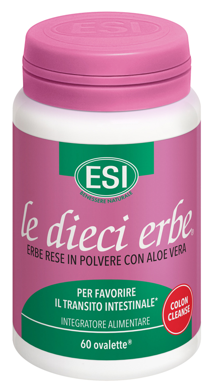 ESI LE DIECI ERBE COLON CLEANSE 60 OVALETTE - Farmadillo