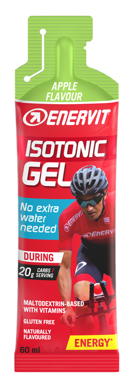 ENERVIT SPORT ISOTONICGEL APPLE 60 ML - Farmadillo