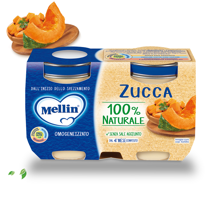 OMOGENEIZZATO ZUCCA 2 X 125 G - Farmadillo