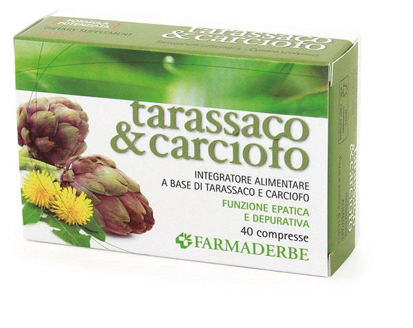 TARASSACO & CARCIOFO 40 COMPRESSE - Farmadillo