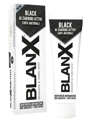 BLANX BLACK CARBONE 75 ML - Farmadillo