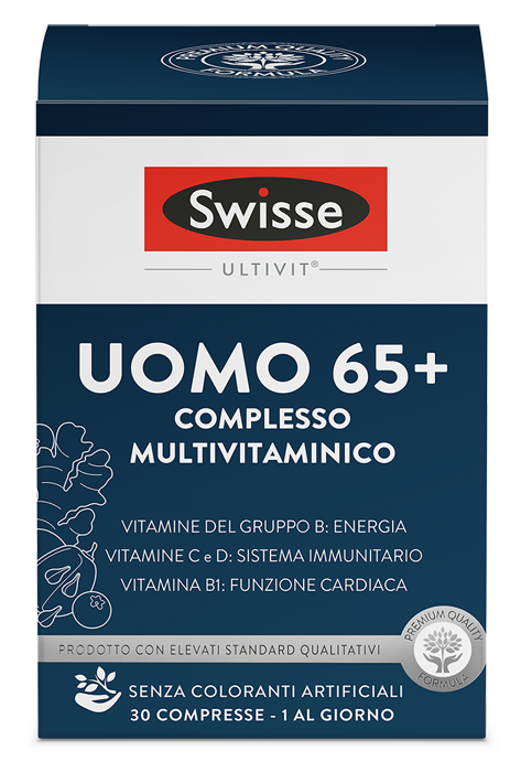 SWISSE UOMO 65+ COMPLESSO MULTIVITAMINICO 30 COMPRESSE - Farmadillo