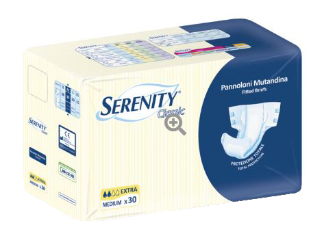 SERENITY PANNOLONE A MUTANDINA CLASSIC EXTRA XL 15 PEZZI - Farmadillo