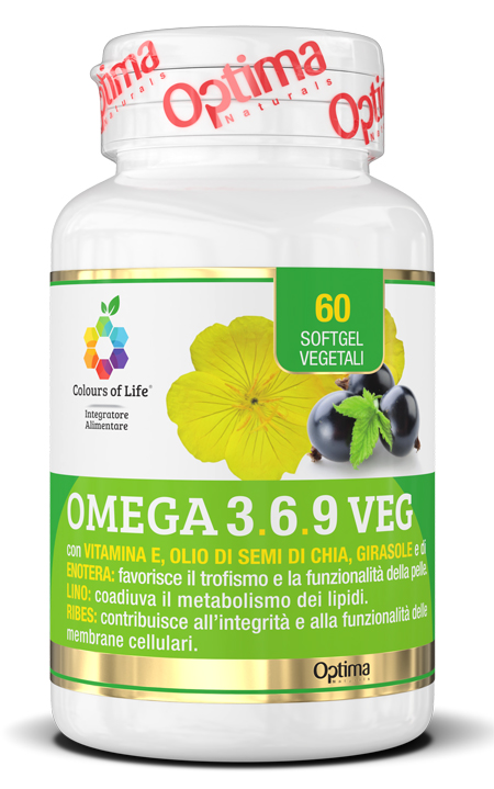 COLOURS OF LIFE OMEGA 3-6-9 VEG 60 SOFT GEL - Farmadillo