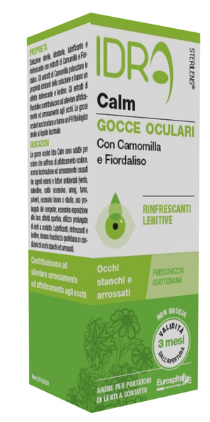 GOCCE OCULARI RINFRESCANTI STERILENS IDRA CALM CAMOMILLA E FIORDALISO 10 ML - Farmadillo