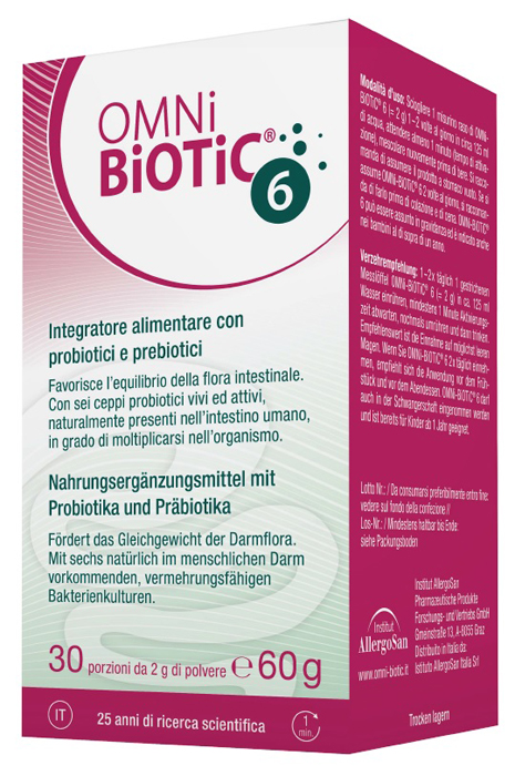 OMNI BIOTIC 6 BARATTOLO 60 G - Farmadillo