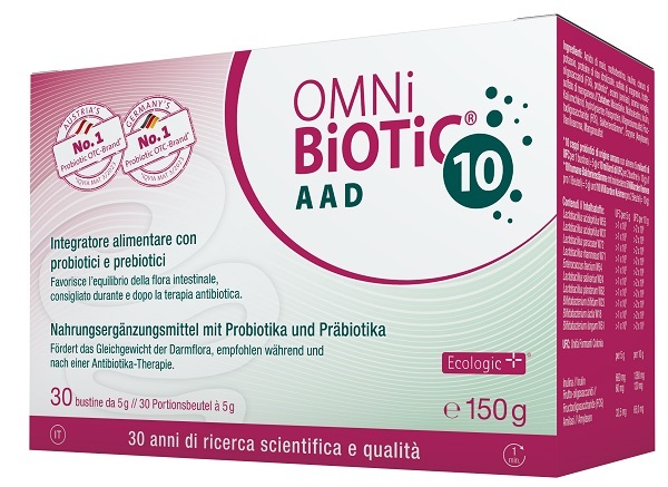 OMNI BIOTIC 10 AAD 30 BUSTINE DA 5 G - Farmadillo