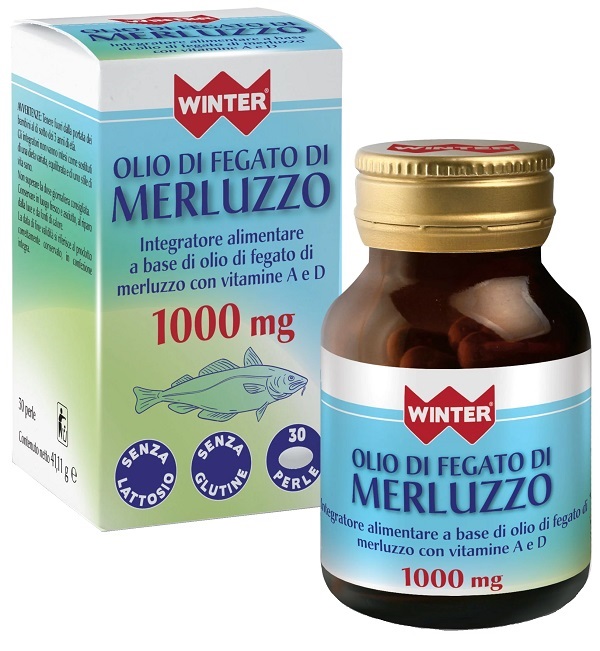 WINTER OLIO DI FEGATO DI MERLUZZO 30 PERLE - Farmadillo
