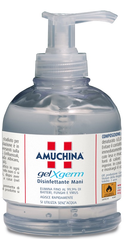 AMUCHINA GEL X-GERM DISINFETTANTE MANI 250 ML - Farmadillo