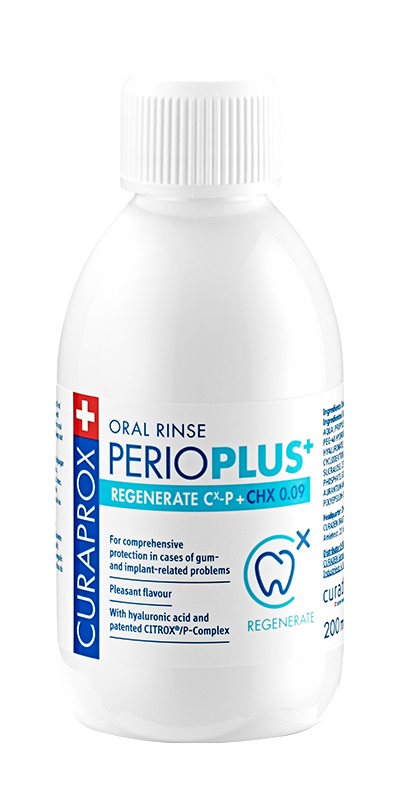 CURAPROX PERIOPLUS+ REGENERATE CHX 0,09% 200 ML - Farmadillo