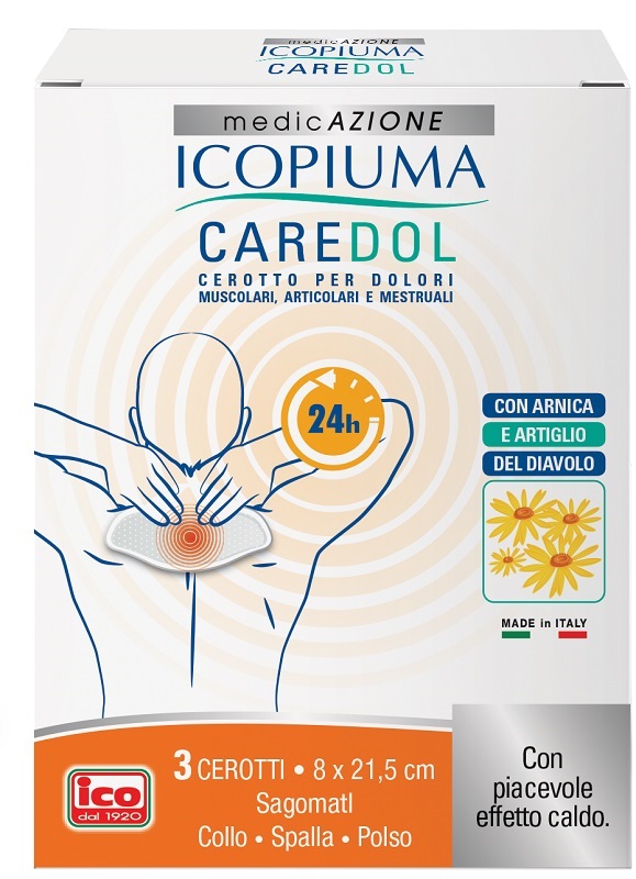 ICOPIUMA CAREDOL CEROTTO DOL COLLO-SPALLA-POLSO 3 PEZZI - Farmadillo