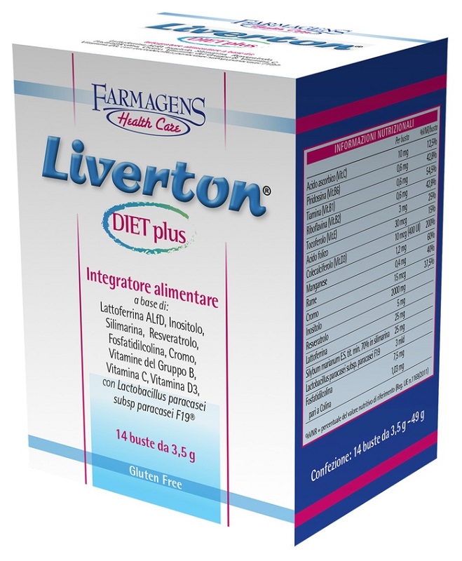 LIVERTON DIET PLUS 14 BUSTINE - Farmadillo