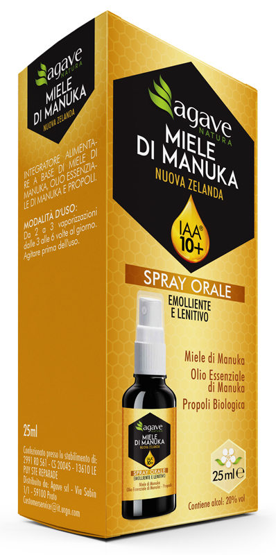 AGAVE NATURA SPRAY ORALE IAA 10+ 25 ML - Farmadillo