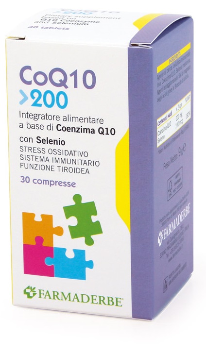 CO Q 10 200 30 COMPRESSE - Farmadillo