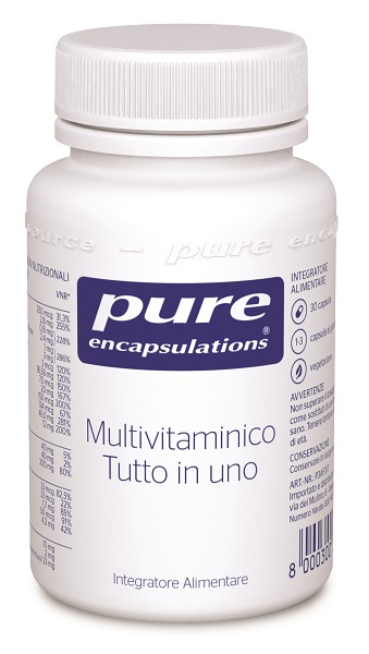PURE ENCAPSULATIONS MULTIVITAMINICO TUTTO IN UNO 30 CAPSULE - Farmadillo