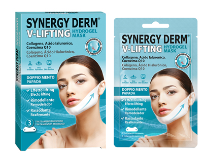 SYNERGY DERM V LIFTING HYDROGEL MASK DOPPIO MENTO - Farmadillo