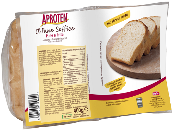 APROTEN PANE BIANCO FETTE 2 PEZZI DA 200 G - Farmadillo