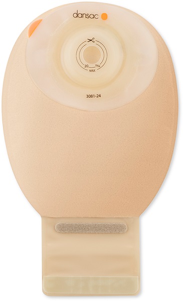 DANSAC NOVALIFE TRE 1 SACCA APERTA OPACA SOFTCONVEX MAXI PER ILEOSTOMIA CON FINESTRA RITAGLIABILE 15-44MM 520 ML 10 PEZZI - Farmadillo