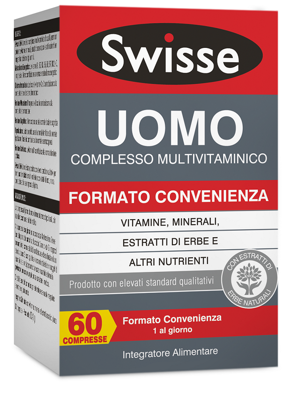 SWISSE UOMO MULTIVITAMINICO 60 COMPRESSE - Farmadillo