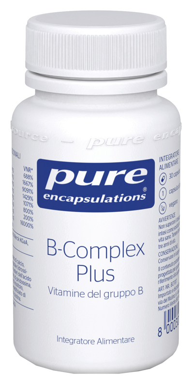 PURE ENCAPSULATIONS B-COMPLEX PLUS 30 CAPSULE - Farmadillo