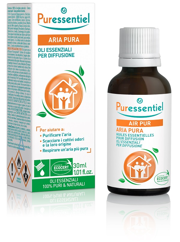 PURESSENTIEL MISCELA PER DIFFUSIONE ARIA PURA CERTIFICATA ECOCERT 30 ML - Farmadillo