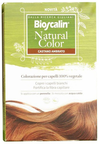 BIOSCALIN NATURAL COLOR CASTANO AMBRATO 70 G - Farmadillo