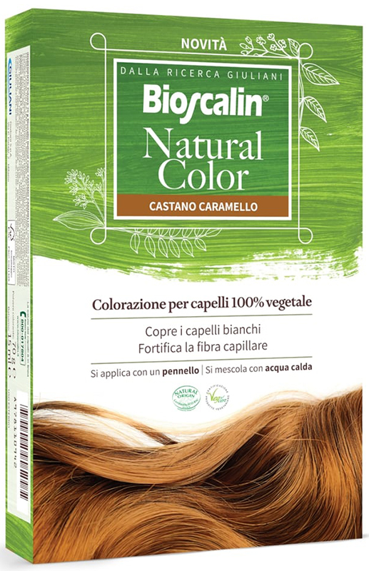 BIOSCALIN NATURAL COLOR CASTANO CARAMELLO 70 G - Farmadillo