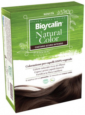 BIOSCALIN NATURAL COLOR CASTANO SCURO INTENSO 70 G - Farmadillo
