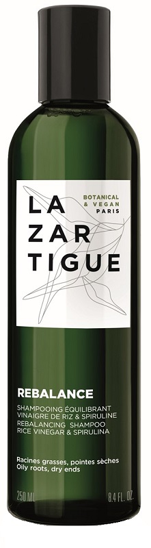 LAZARTIGUE REBALANCE SHAMPOO EQUILIBRANTE VINAIGRE DE RIZ & SPIRULINE 250 ML - Farmadillo