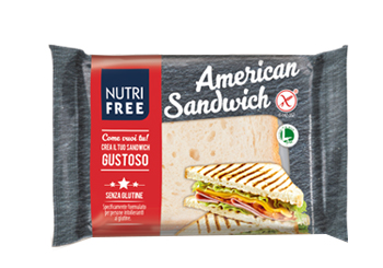 NUTRIFREE AMERICAN SANDWICH 4 PEZZI DA 60 G - Farmadillo