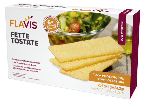 FLAVIS FETTE TOSTATE APROTEICHE 6 PORZIONI DA 34,3 G - Farmadillo