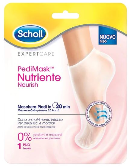SCHOLL EXPERTCARE PEDIMASK NUTRIENTE 0% PROFUMI E COLORANTI - Farmadillo