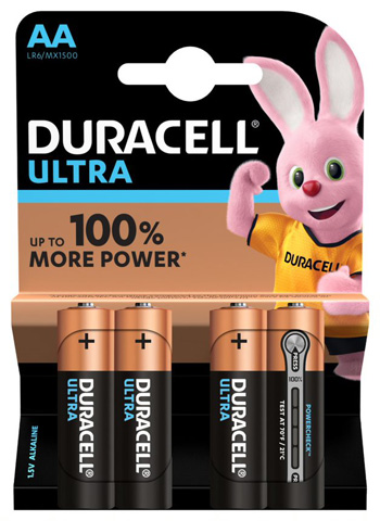 DURACELL ULTRA AA B4 MN1500 RFT 20 PEZZI - Farmadillo