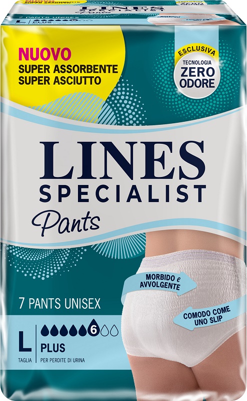 LINES SPECIALIST PANTS PLUS UNISEX L 7 PEZZI - Farmadillo