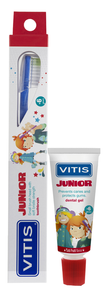 VITIS JUNIOR SPAZZOLINO + GEL 15 ML - Farmadillo