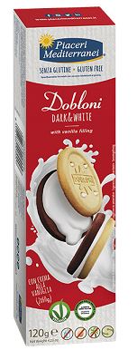 PIACERI MEDITERRANEI DOBLONI DARK & WHITE 120 G - Farmadillo