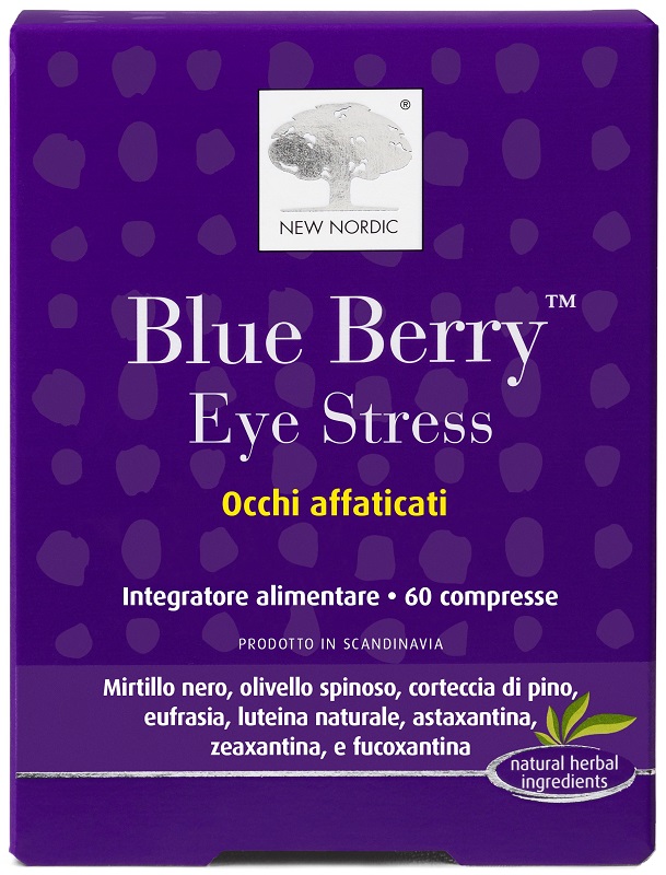 BLUE BERRY EYE STRESS OCCHI AFFATICATI 60 COMPRESSE - Farmadillo