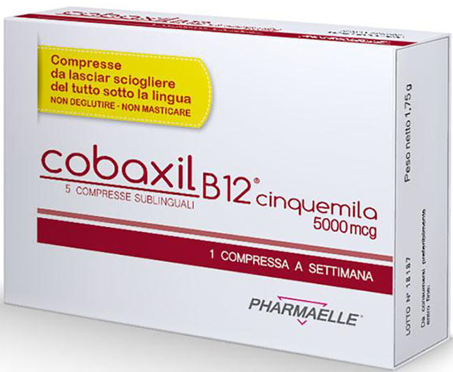 COBAXIL B12 5000MCG 5 COMPRESSE SUBLINGUALI - Farmadillo