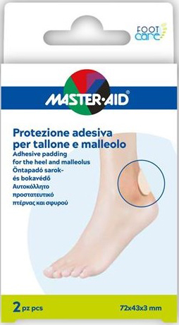 PROTEZIONE TALLONE/MALLEOLO MASTER-AID FOOTCARE 2 PEZZI A7 - Farmadillo
