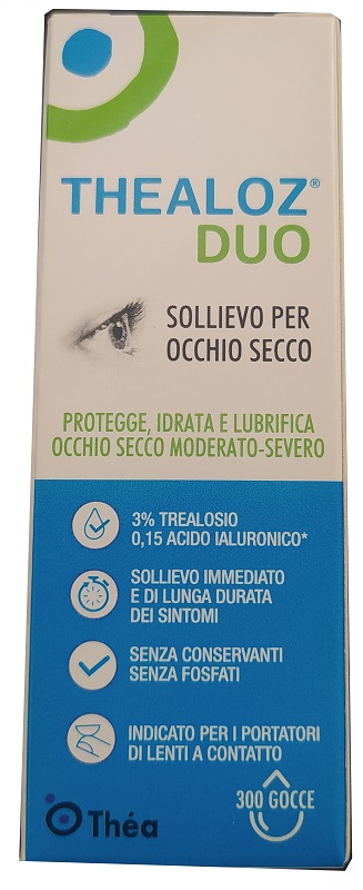 SOLUZIONE OCULARE THEALOZ DUO 10 ML - Farmadillo
