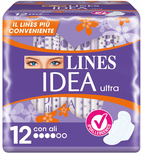 IDEA ULTRA ASSORBENTE GIORNO CON ALI 12 PEZZI - Farmadillo