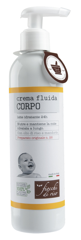FIOCCHI DI RISO CREMA FLUIDA CORPO IDRATANTE 240 ML - Farmadillo