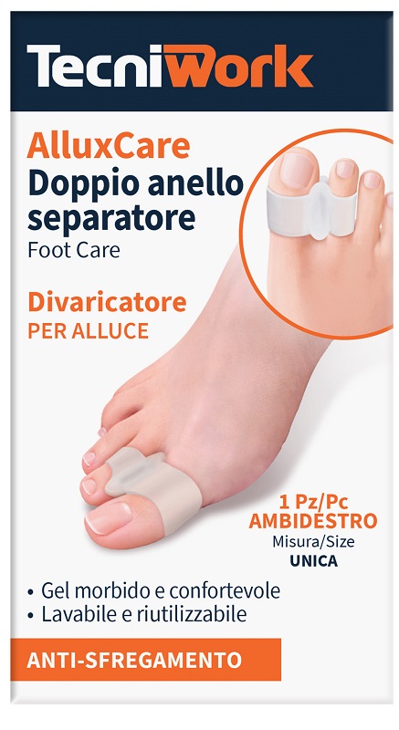 ALLUX CARE SEPARATORE E DIVARICATORE PER ALLUCE A DOPPIO ANELLO - Farmadillo