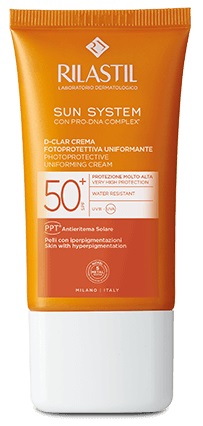 RILASTIL SUN SYSTEM D-CLAR SPF 50+ CREMA LIGHT 40 ML - Farmadillo